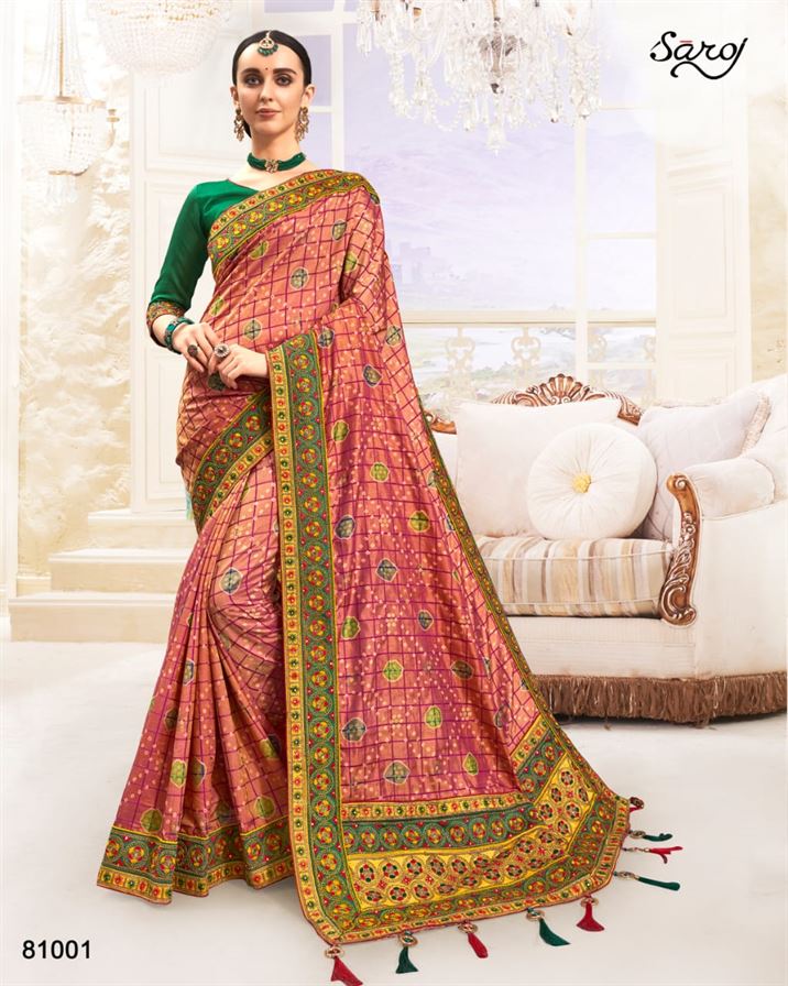 saroj present  Panihari heavy designer sarees catalogue