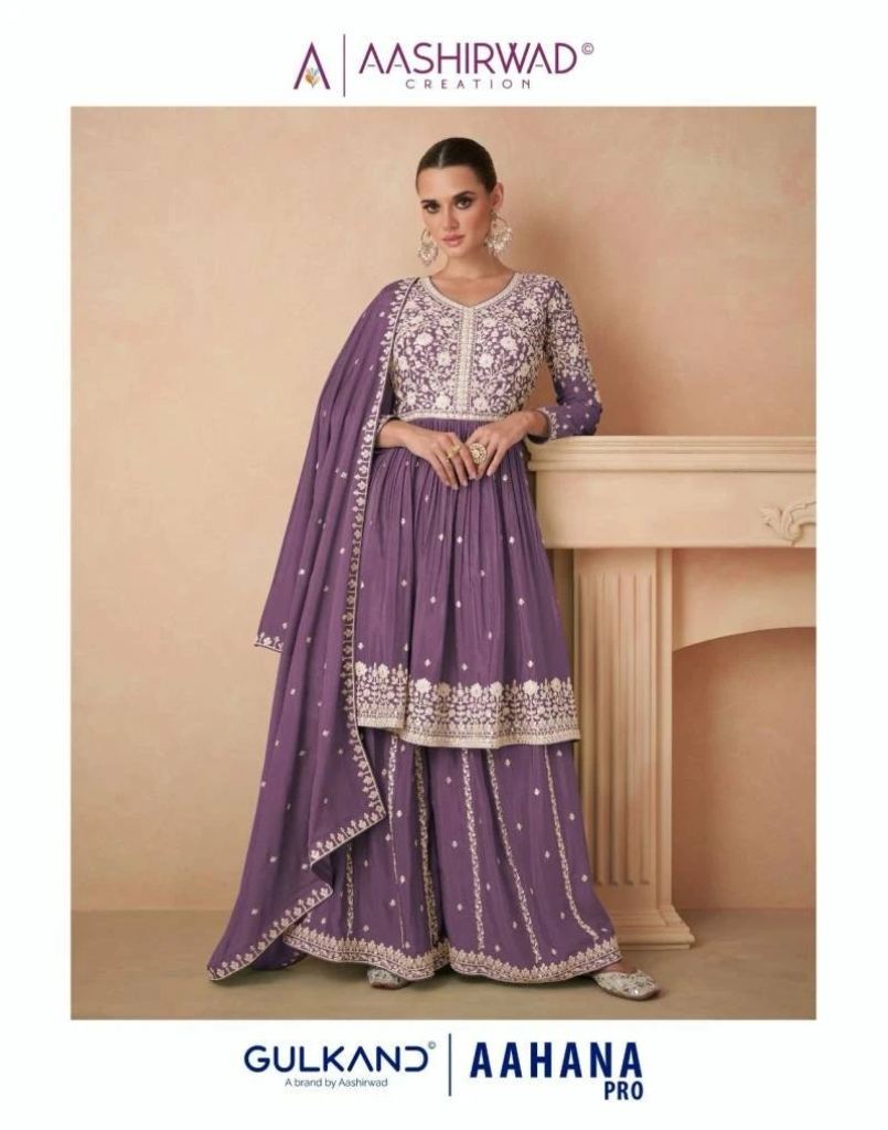 Aashirwad Gulkand Aahana Gorgeous Heavy Premium Silk Salwar Suits