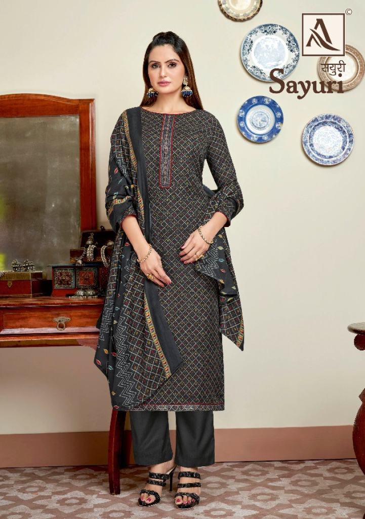 Alok Sayuri Pashmina Dress Material Collection