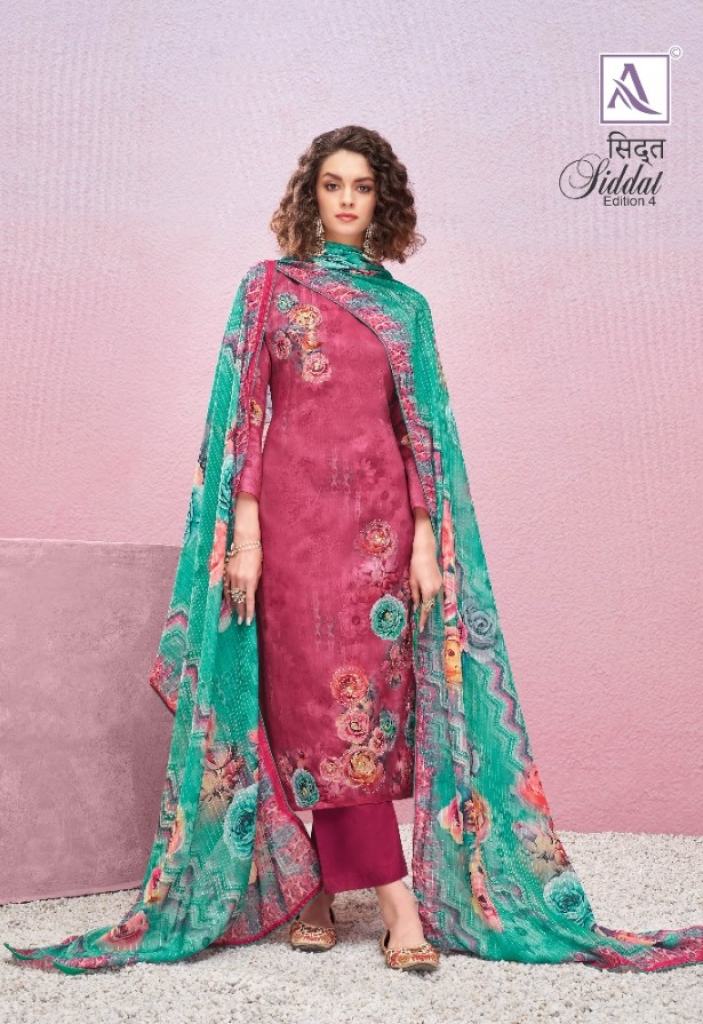  Alok Siddat Edition  vol 4 Jam Cotton  Digital Print Designer Dress Material