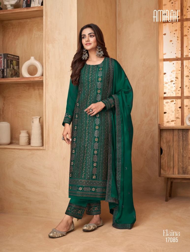 Amirah Elaina Rangoli Silk Partywear Salwar Kameez Collection