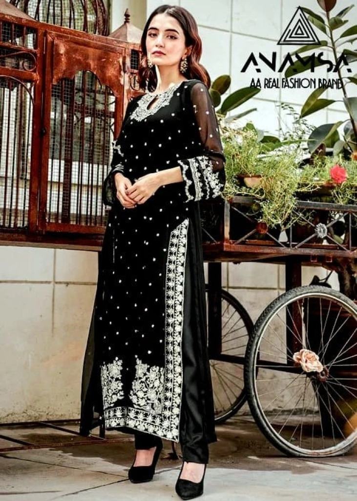 Anamsa 424 Georgette With Heavy Embroidery EID Collection 