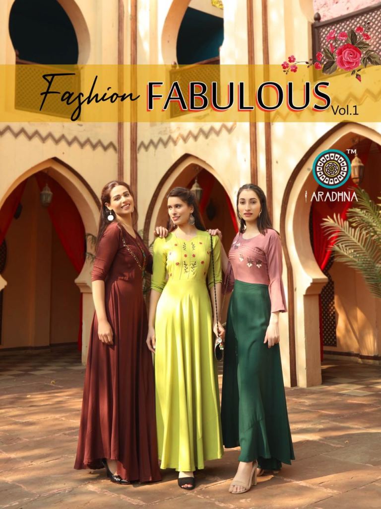 Aradhna presents Fashion fabulous vol 1 Long Kurti Collection