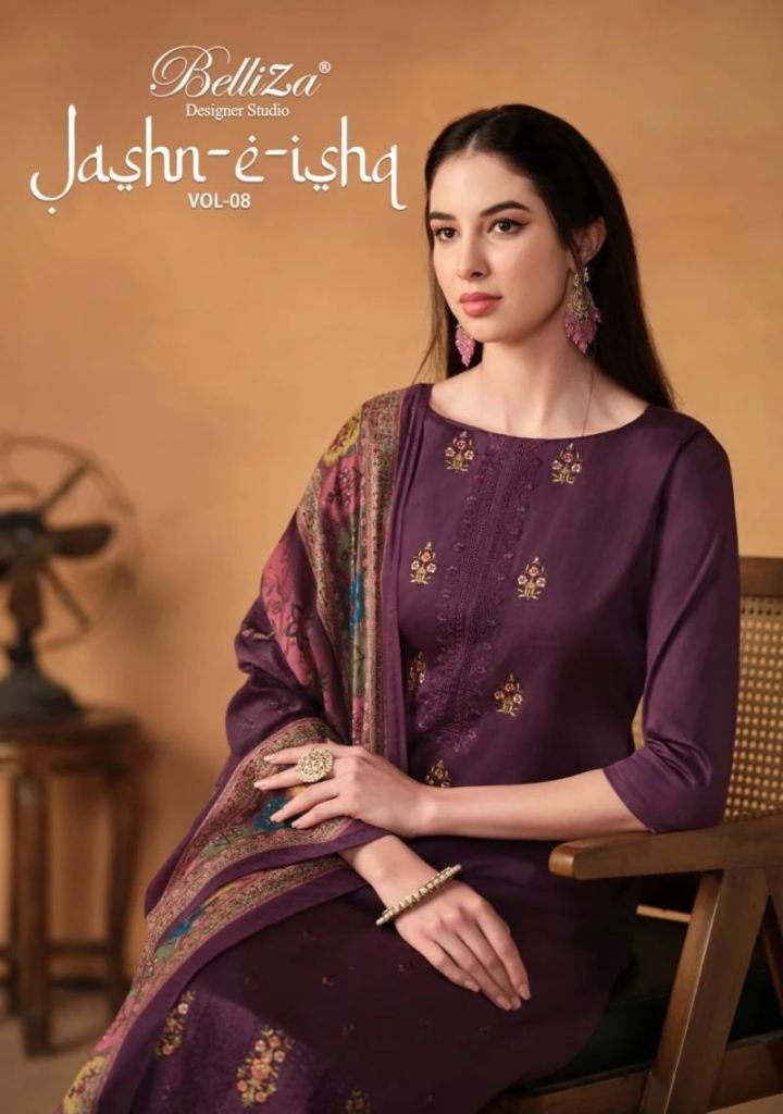 Belliza Jashn E Ishq Vol 8 Dress Material