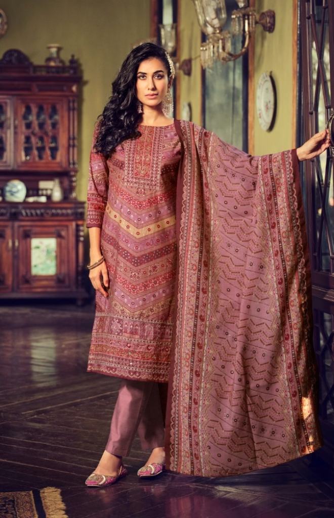 Belliza Sajda Designer Muslin Printed Designer Dress Materials