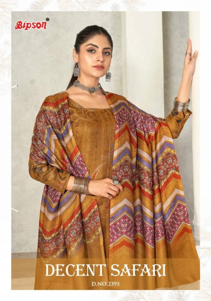 Bipson Decent Safari 2395 Viscose Pashmina Dress Material