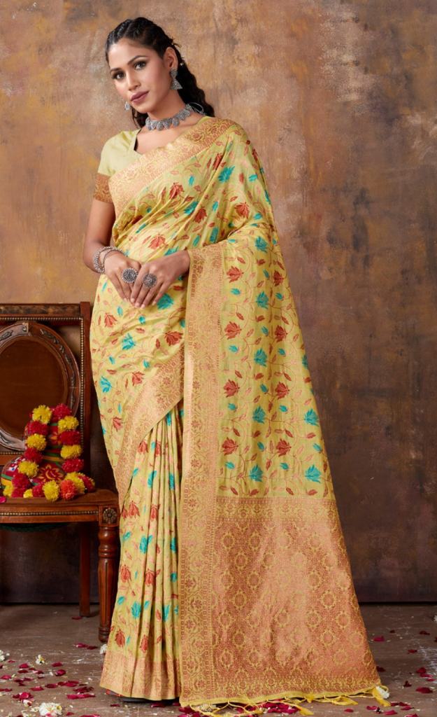 Bunawat Amanat Traditional Wear Banarasi Silk Saree Collection