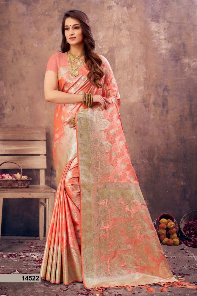Bunawat Ameera Silk Ethnic Wear Banarasi Soft Silk Saree Collection