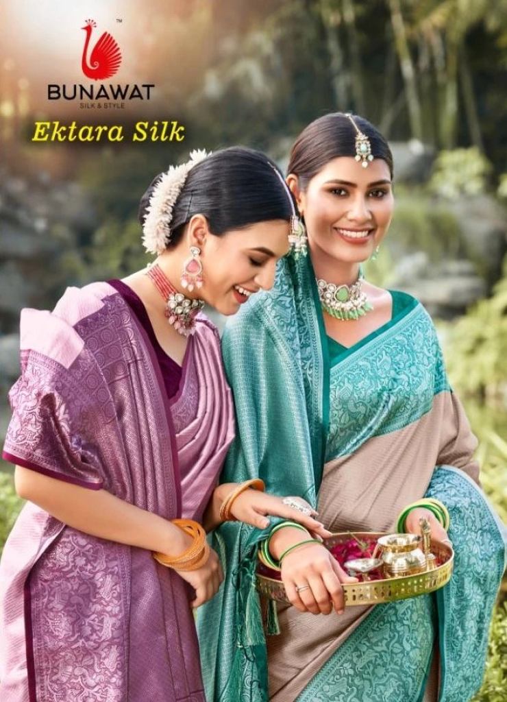 Bunawat Ektara Alluring gorgeous Kanjivaram Silk  Wedding Saree Collection