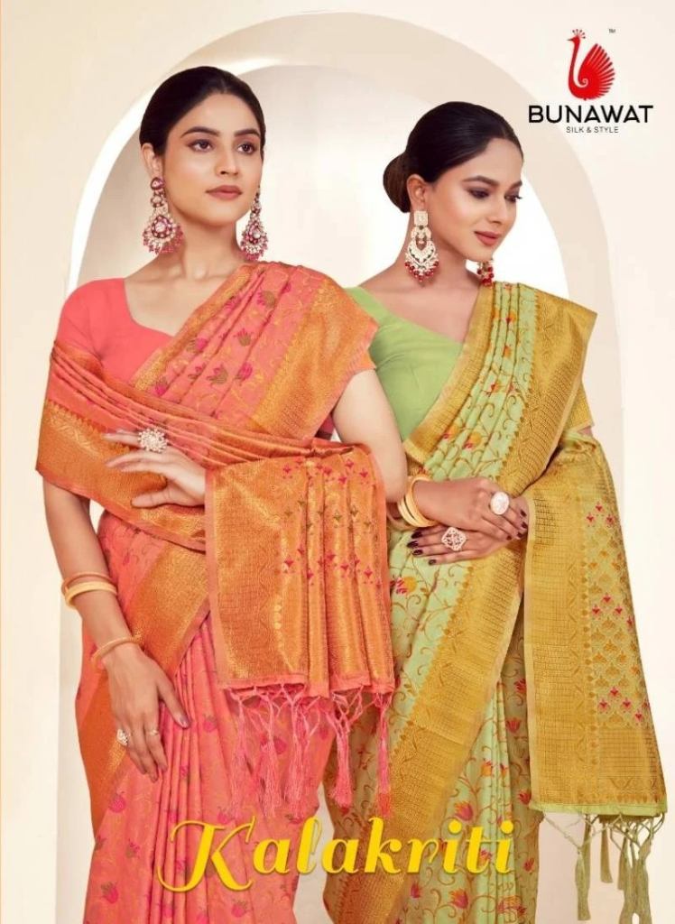 Bunawat Kalakriti Banarasi Silk Weaving Wedding Saree Collection 