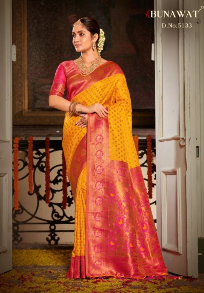 Bunawat Shringaar Designer Banarasi Silk Zari Work Saree Collection