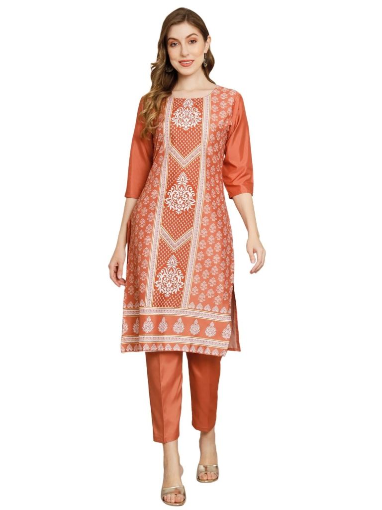 D Crepe Casual Wear Printed Kurti Collection