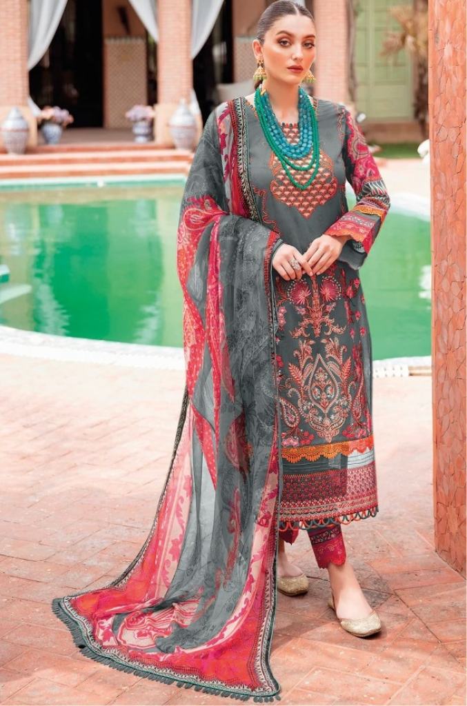 Deepsy Cheveron Lawn  vol 5 Designer Pakistani Suit Collection