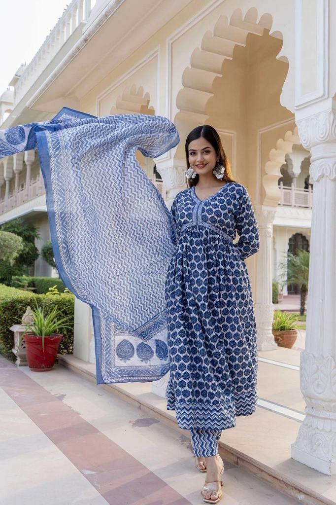 Dhruvi 103 Regular Wear Cotton Ready Made Collection