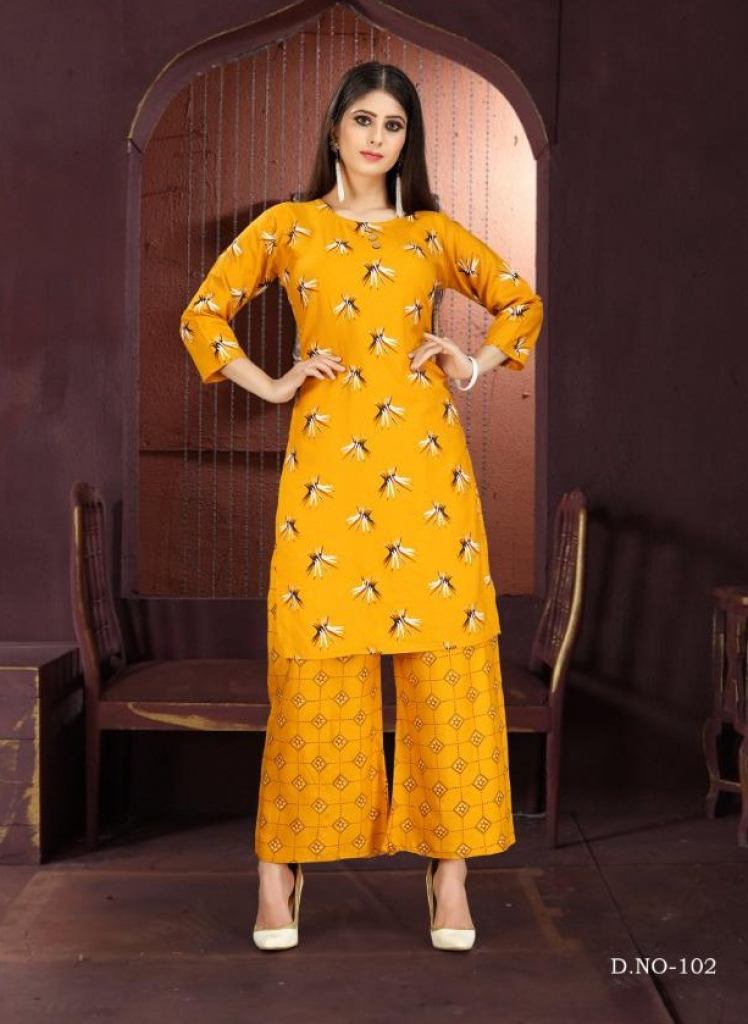 Ft  presents Platinum  Casual Wear Kurti With Bottomv