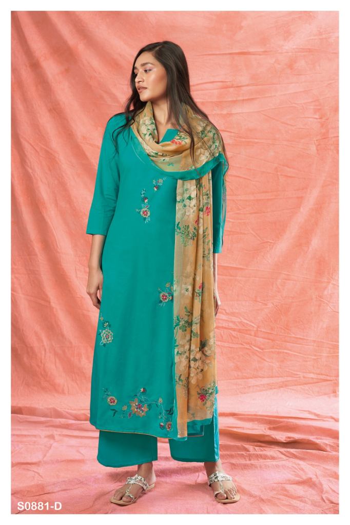 Ganga Madone S0881 Designer Cotton Dress Material collection