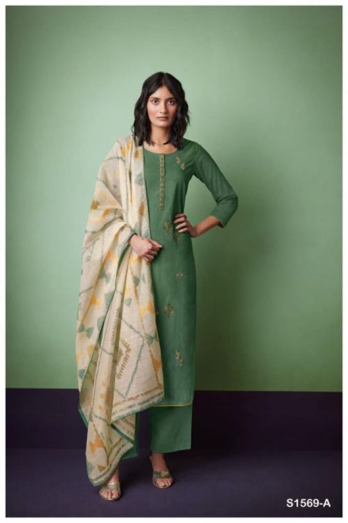 Ganga Malika S1569 Cotton Designer Salwar Suit Collection