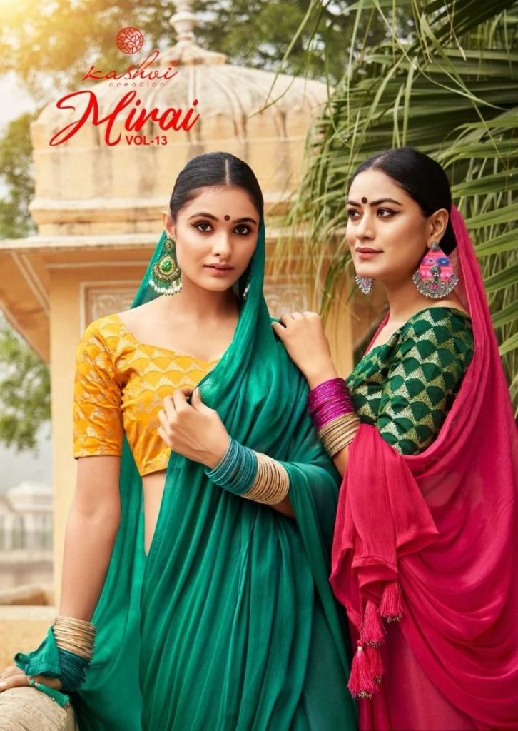 Kashvi Mirai Vol 13 Fancy Soft Silk Saree Collection