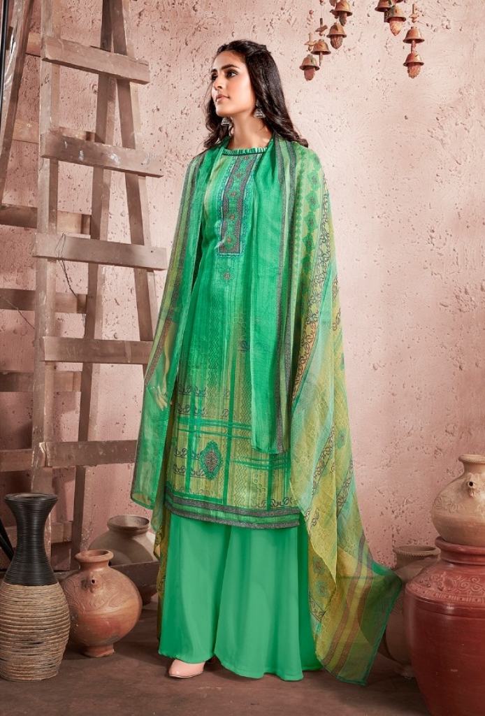 Kesariya presents  Heena Casual Wear Dress Material