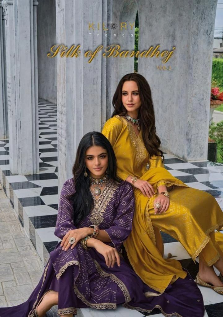 Kilory Silk Of Bandhej Vol 2 Salwar Kameez