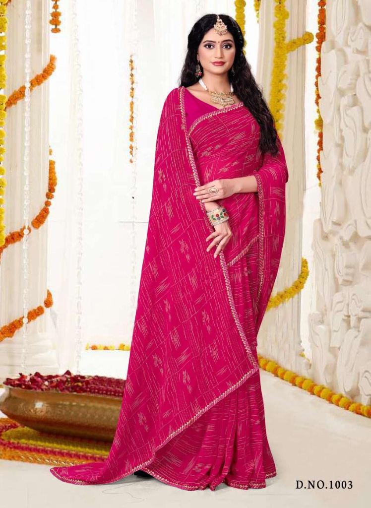 Lali Georgette Daily wear sarees wholesale Buy Latest Saree Manufacturer 