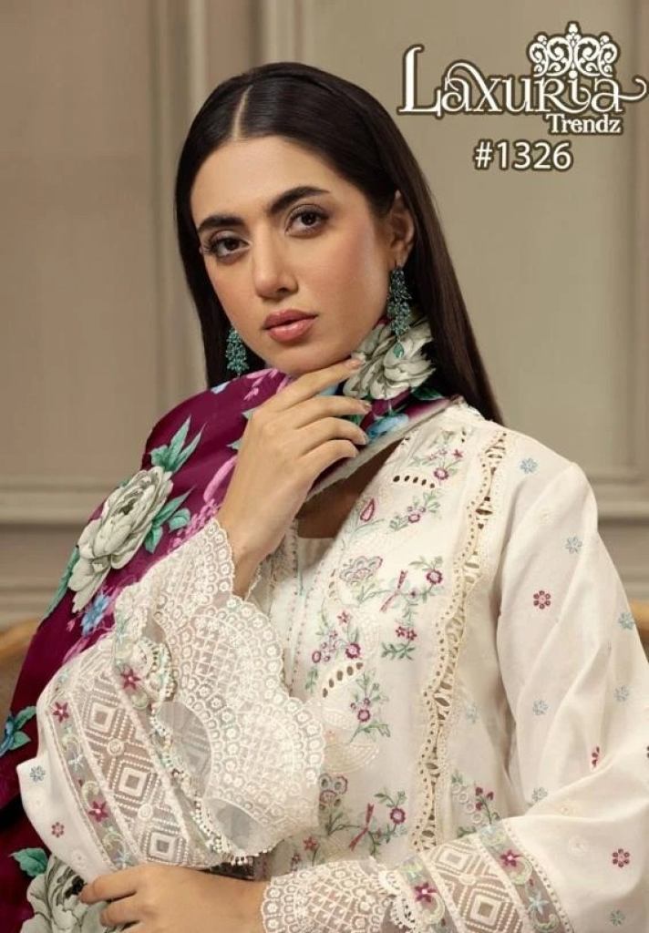 Laxuria Trendz 1326 Georgette Pakistani Ready Made Suits