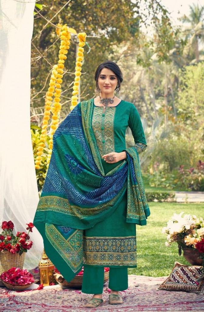 Levisha Parnika Exclusive Bandhej Designer Dress Material Catalog 