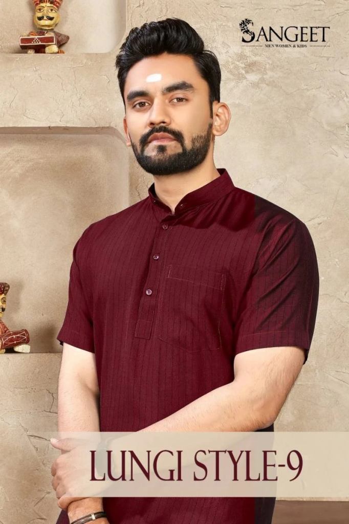 Lungi Style Vol 9 Rayon Mens  Shirts Casual Wear Collection 
