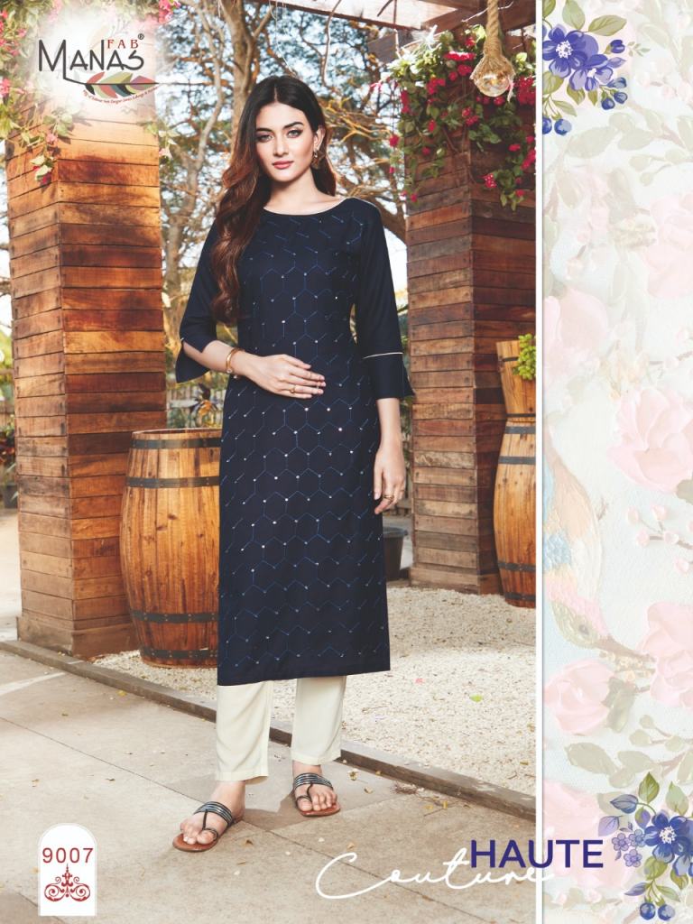 Manas  presents  Sequence Long Kurti Collection