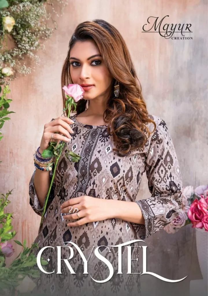 Mayur Crystel Vol 1 Cotton Printed Short Top Collection 