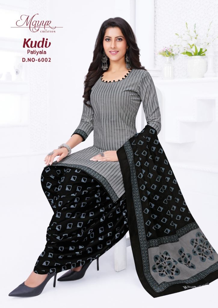 Mayur Kudi Patiyala Vol 6 Printed Cotton Dress Material Wholesale 