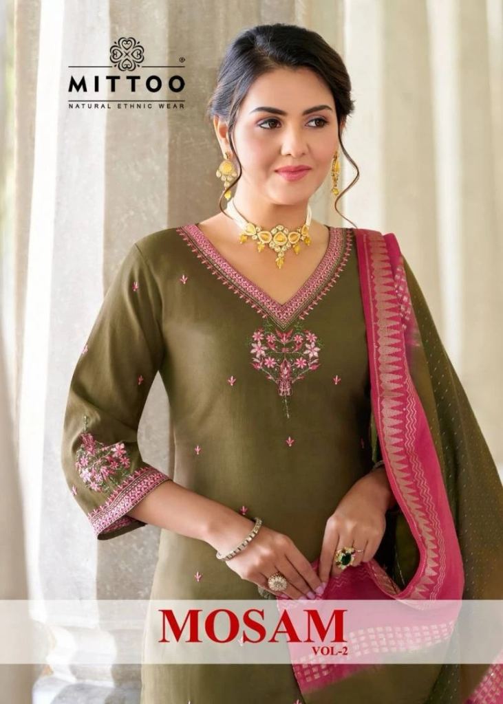 Mittoo Mosam Vol 2 Viscose Embroidery Festival Wear Salwar Suit 