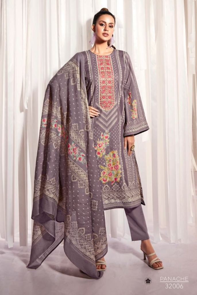 Mumtaz Arts Panache Stylish Lawn Cotton Designer Dress Materials