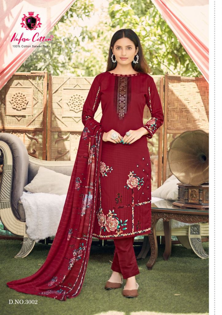 Nafisa Esra Karachi Suits Vol 3 Cotton Dress Material collection 