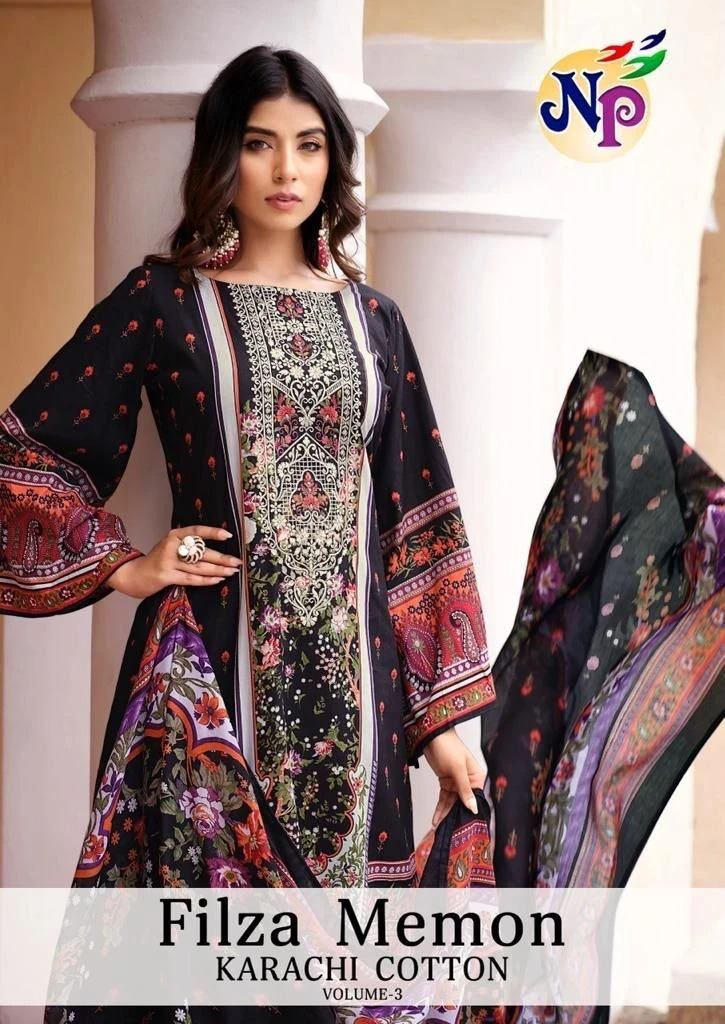 Nand Gopal Filza Memon Vol 3 Karachi Cotton Dress Material