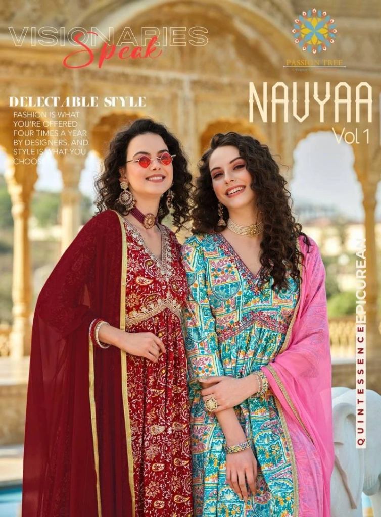 Presenting New Navyaa Vol 1 By Passion Tree Beautiful Ready Made Collection