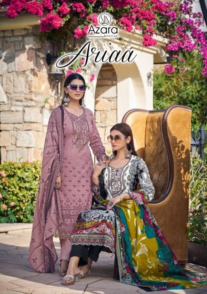 Radhika Azara Ariaa Cotton Printed Dress Material
