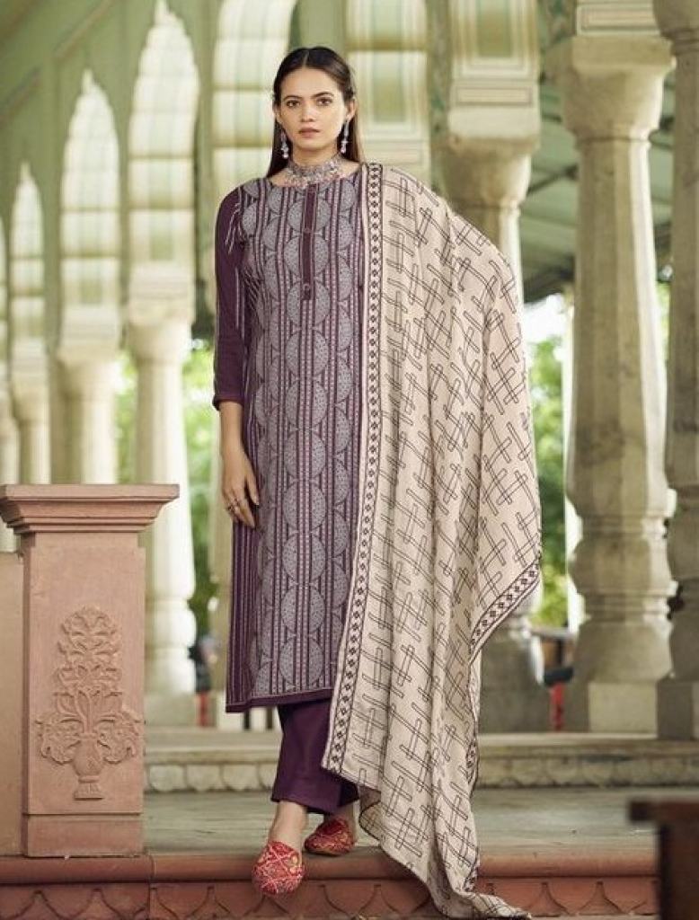 Radhika Azara Black Berry Vol 4 Exclusive Cotton Dress Material Collection