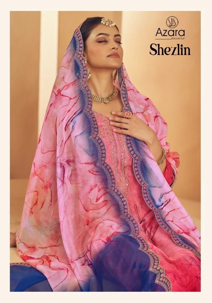 Radhika Azara Shezlin Organza Dress Material