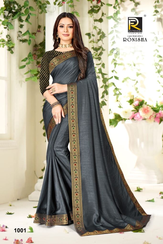 Ronisha  Rajkumari Festive Wear Silk Saree Catalog 