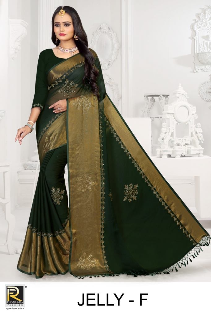 Ronisha jelly bollywood style designer saree collection wholesale online 