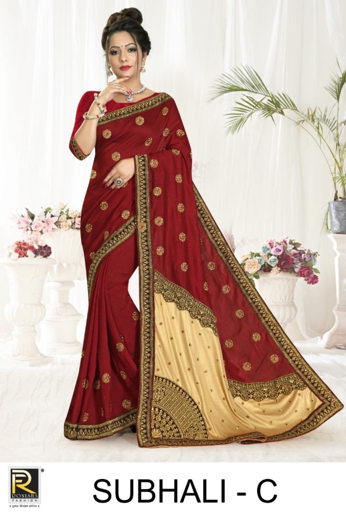 Ranjna presents subhali Festive wear designer saree collection 