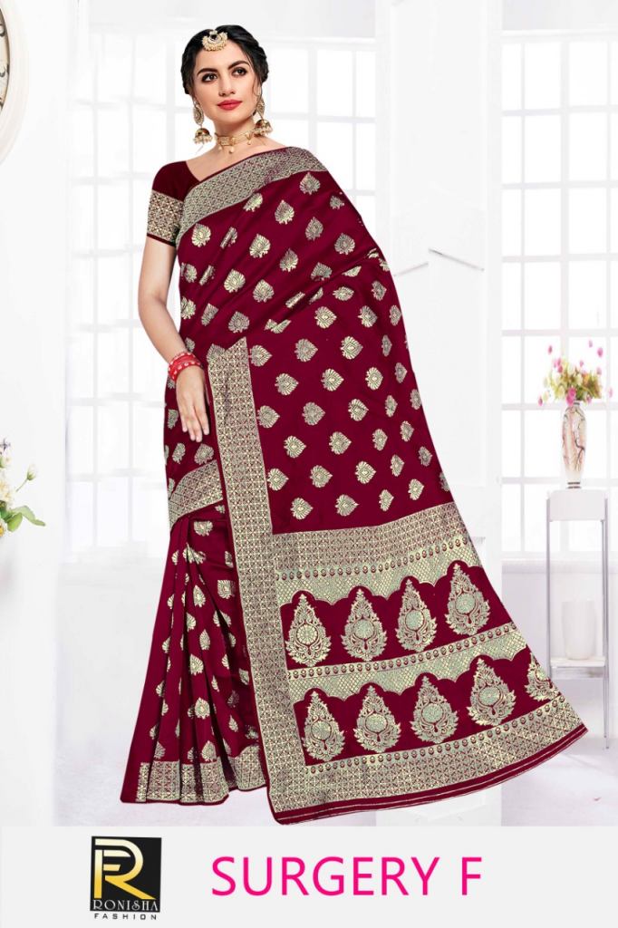 Ranjna surgery ethnic wear silk saree  amazing collection 