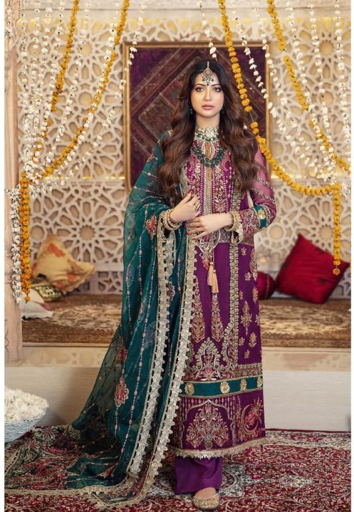 Rawayat Gisele  vol 1 Georgette Embroidery Bridal Wear Salwar Kameez Collection