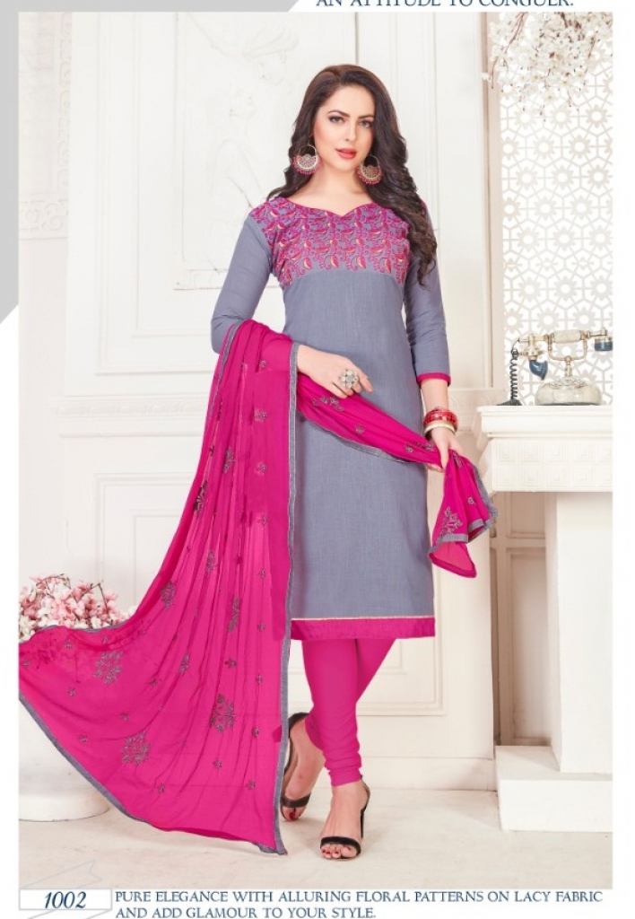 Rnx presents  Maharani Designer Dress Material
