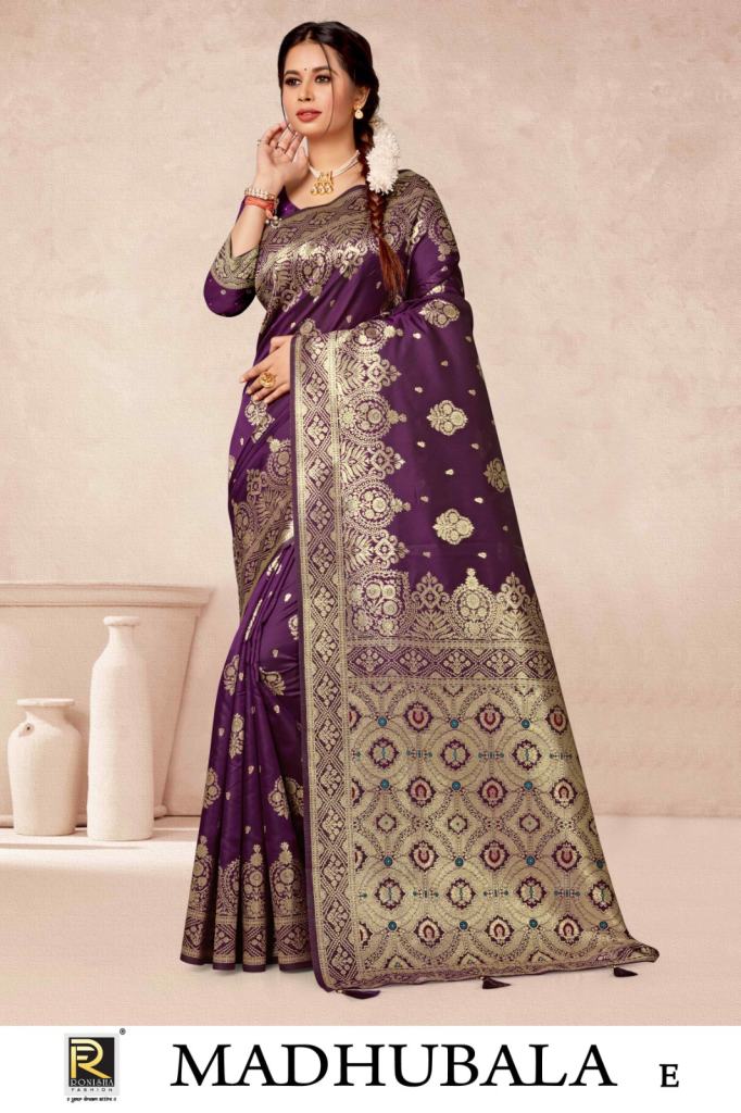 Ronisha Madhubala Premium Exclusive Banarasi Silk Saree Collection