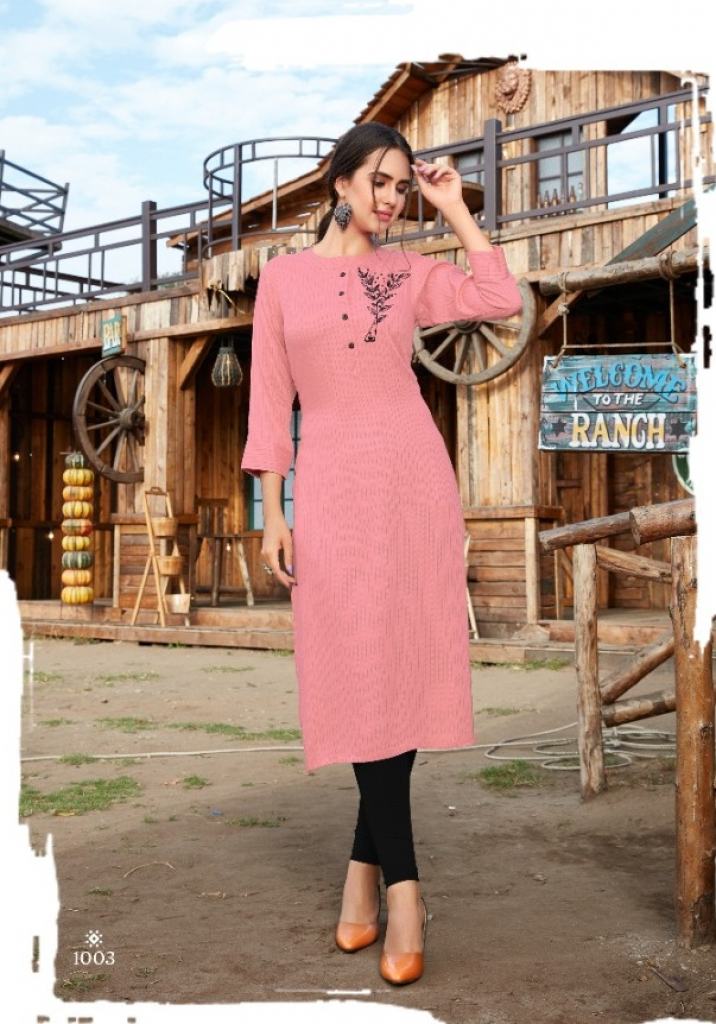 S More  Presents Plazma  Party Wear Kurti Collection