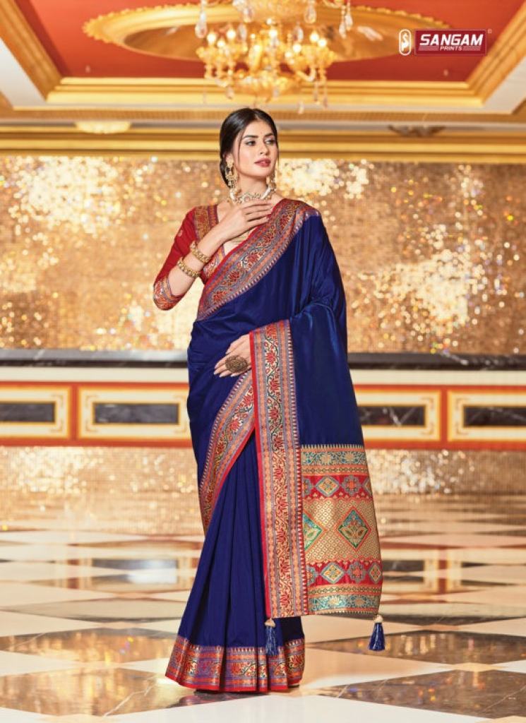 Sangam Kayan Festive Wear Silk Saree Catalog 