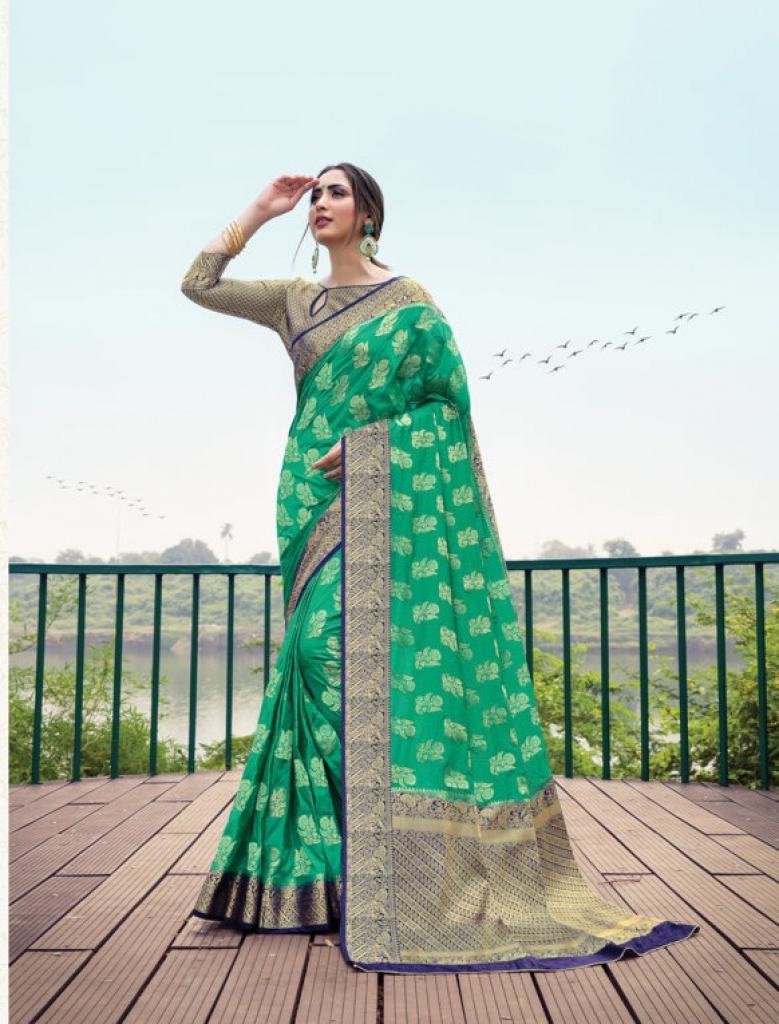Sangam presents  Amber Silk Designer Sarees collection  