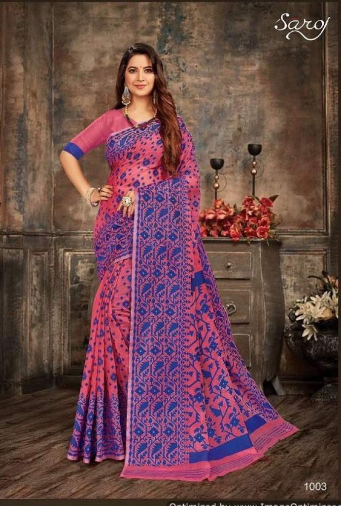 Saroj presents  Monisha vol 3  Casual Wear Sarees Collection